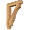 Ekena Millwork Balboa Arts & Crafts Rough Sawn Bracket, Western Red Cedar, 6"W x 34"D x 46"H BKT06X34X46BOA03RWR - alternate 1